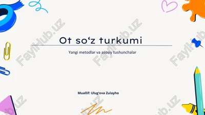 ot so‘z turkumi — PDF
