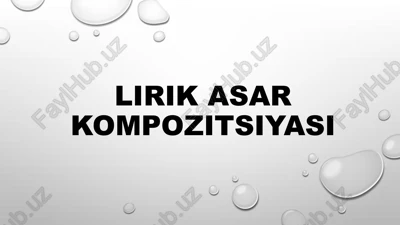 lirikasarkompozitsiyasi — PPTX