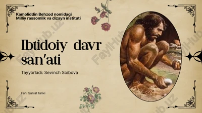 ibtidoiy davr sanʼati — PDF