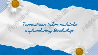 innovatsion ta’lim muhitida — PDF