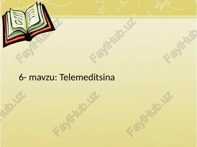 telemeditsina — PPTX
