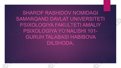 tenperament haqida tushuncha — PPTX