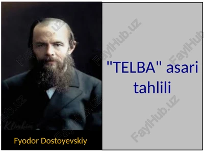 "telba" asari tahlili — PPTX