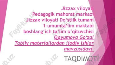 bonka yopamiz metod — PPTX