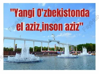 yangl ozhekistonda — PPTX