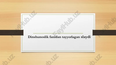 abdurauf fitratning “muxtasar islom tarixi” risolasi — PDF