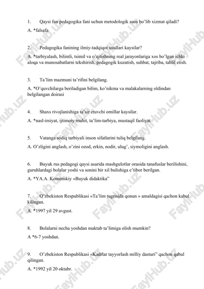 oʼzbekiston respublikasi "taʼlim tugrisida qonun" — DOCX