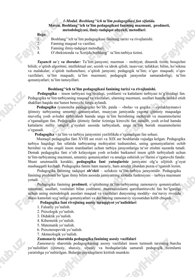 boshlang’‘ich ta’lim pedagogikasi — DOCX
