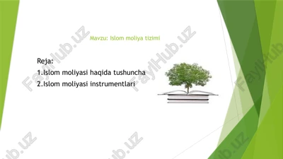 islom moliya tizimi — PPTX
