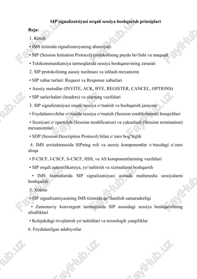 sip signalizatsiyasi — DOCX