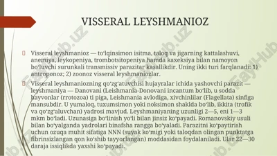 visseral leyshmanioz — PDF