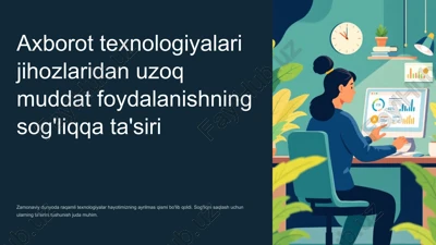 axborot texnologiyalari va sog'liqni saqlash — PPTX