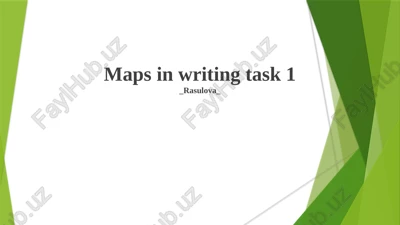 maps in writing task 1 — PPTX