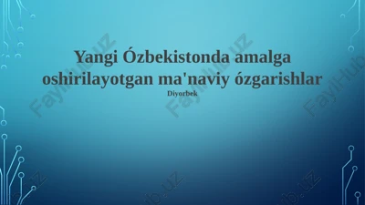din erkinligi va amaliyoti — PPTX