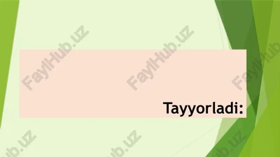 turizm taqdimot — PPTX