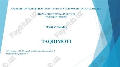 fizik kattaliklar oʻlchash xatoliklar turlari — PPTX