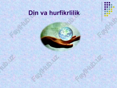 din va hurfikrlik — PPT
