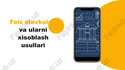 foiz stavkalari — PPTX