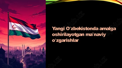 maʼnaviy oʻzgarishlar — PPTX