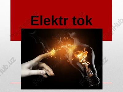 elektr toki — PPTX