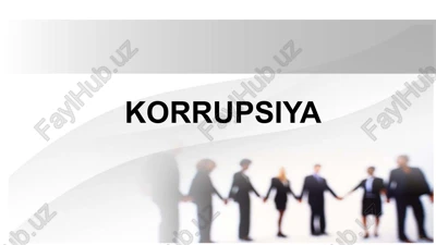 korrupsiya — PPTX