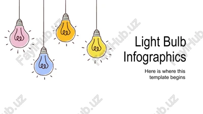 light bulb infographics — PPTX