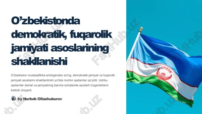 konstitutsiyaviy islohotlar — PPTX