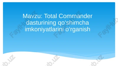 total commander — PPTX
