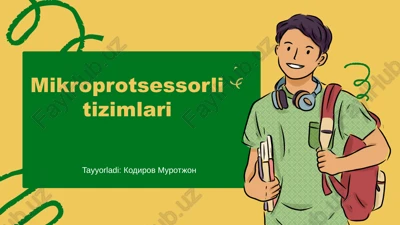 mikroprotsessorlitizimlari — PPTX