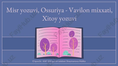 misr yozuvi — PDF