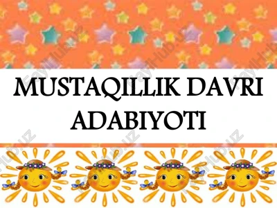 mustaqillik davri adabiyoti — PDF