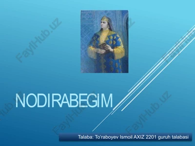 nodirabegim — PPTX