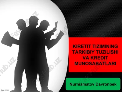 kiretit tizimi — PPT