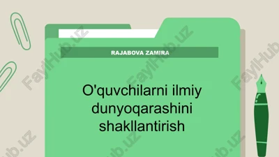 ilmiy fikrlash nima? — PPTX