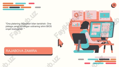 chipsetlar va ularning funktsiyalarini tushuntirish — PPTX