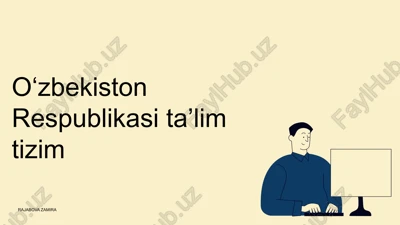 oʻzbekiston respublikasi taʼlim tizim — PPTX
