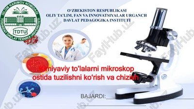 mikroskop va linzalar — PPTX