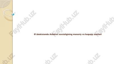 axborotxavsizligi — PPTX