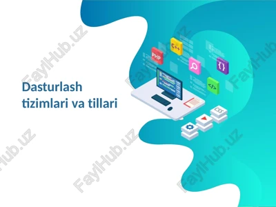 dasturlashtizimlarivatillari — PPTX