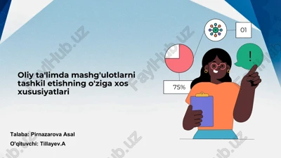 oliy ta'limda mashg'ulotlarni tashkil etish — PDF