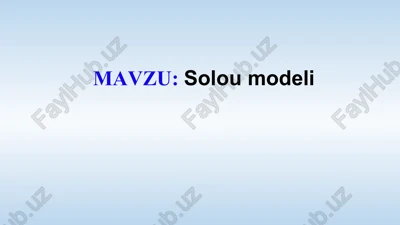 soloumodeli — PPTX