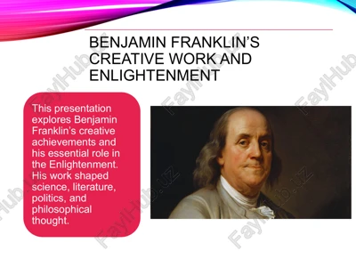 franklin as an enlightenment thinker — PPTX