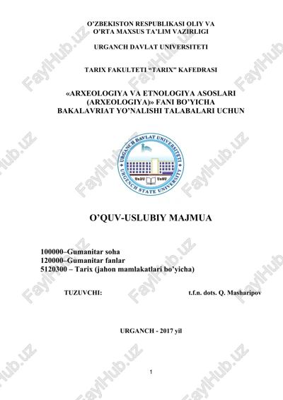 o’quv-uslubiy majmua — DOC