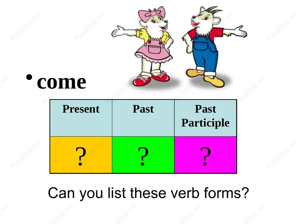 irregular verbs - Page 10