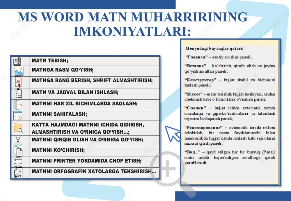 matn muharrirlarida matnni tahrirlash va cheklash, matnlarni saqlash - Page 10