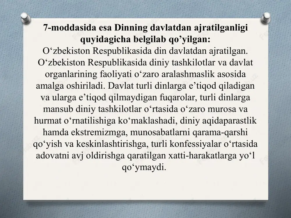 o‘zbekistonda faoliyat yurituvchi diniy tashkilotlar - Page 10