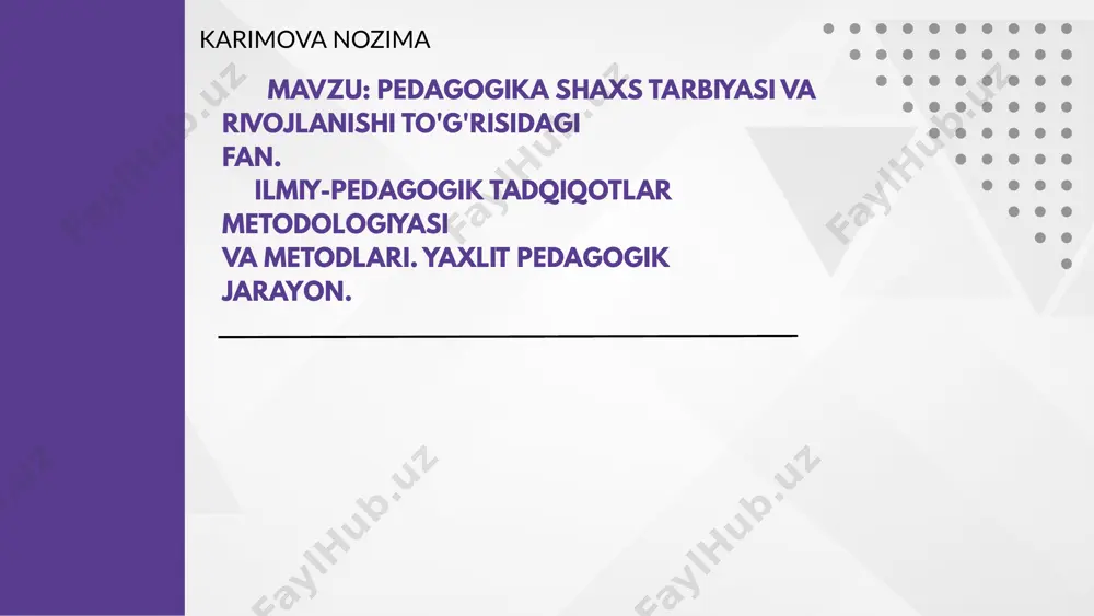 karimova nozima — PPTX