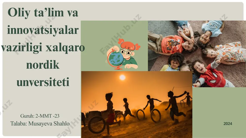 tabiatga oid o‘yinlar va didaktika hamiyati — PPTX