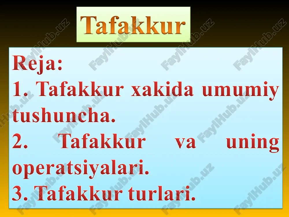 tafakkur — PPT