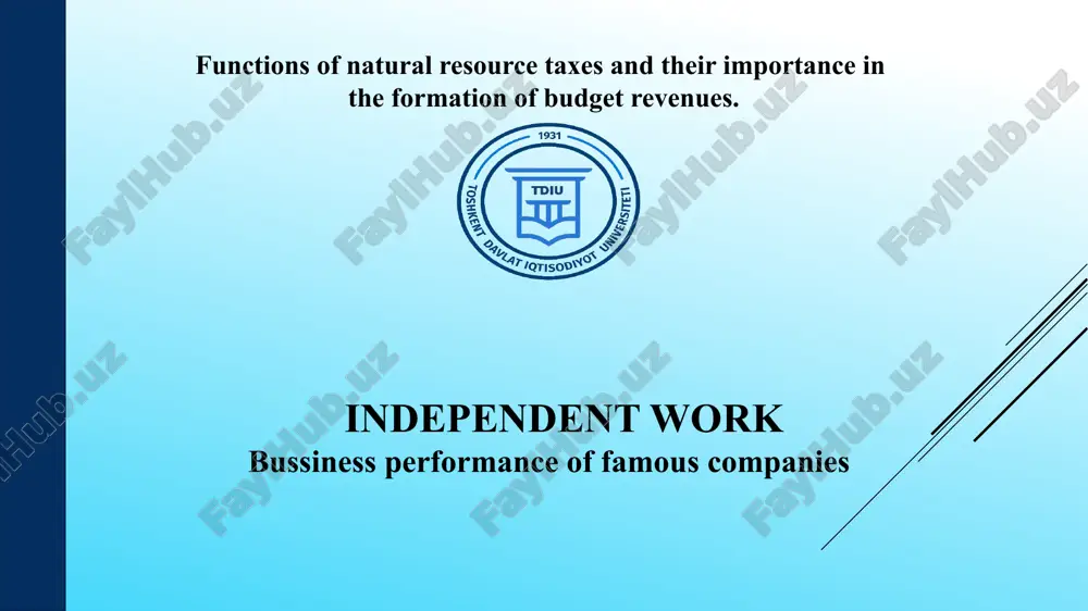 bussiness performance of famous companies — PPTX